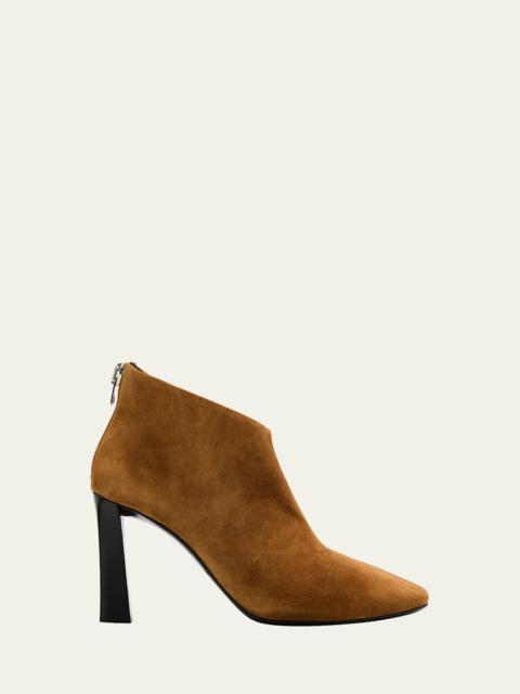 Sensorial Suede Leather Ankle Booties