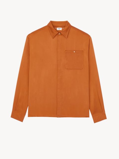 SHIRT IN SILK SATIN