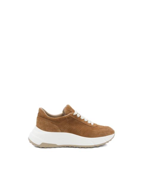 H669 suede platform sneakers