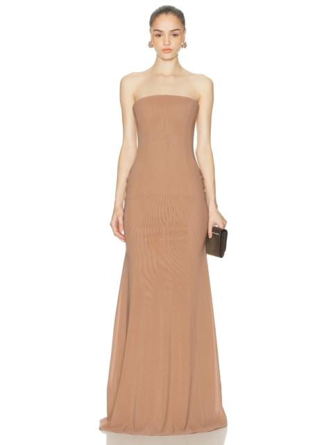 Strapless Longline Corset Gown