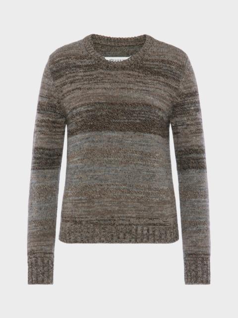 Virgin-wool crewneck knit