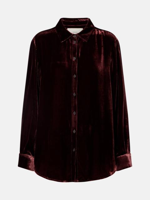 London velvet shirt