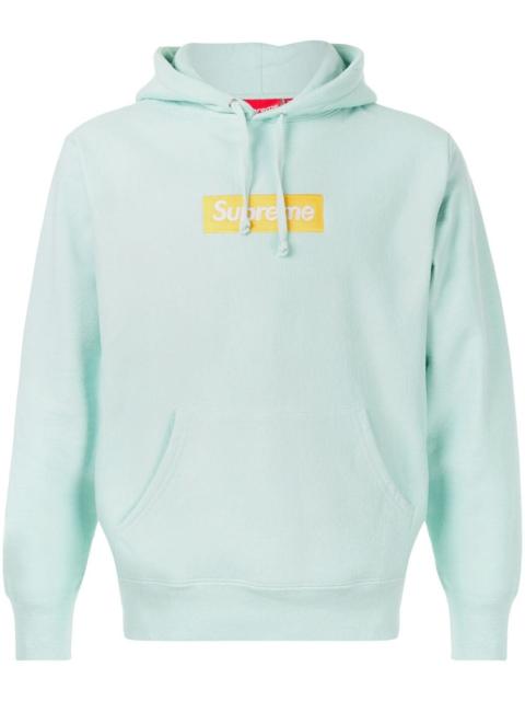 box logo hooded sweatshirt
