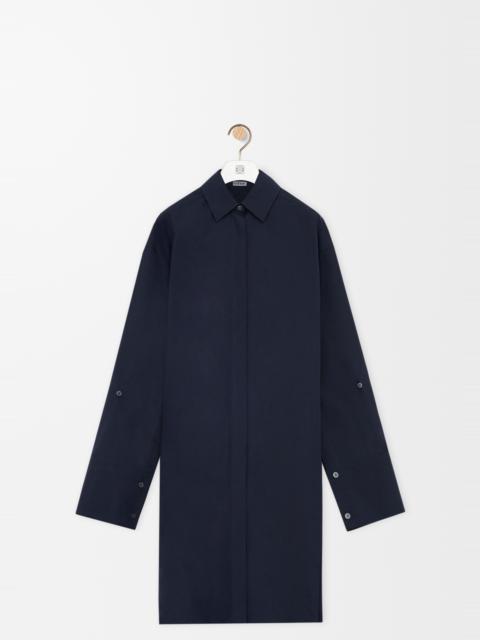 Shirt dress in cotton