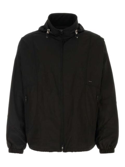 hooded windbreaker