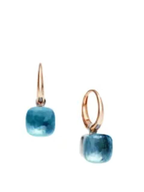 Nudo 18K Rose Gold Blue Topaz Drop Earrings