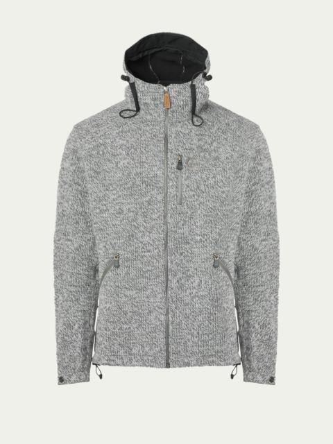 Vindur Fleece lined hooded wool jacket (Unisex)