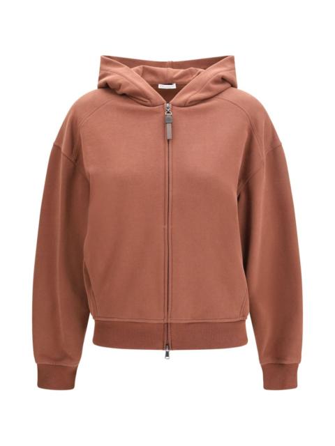 zipped hoodie