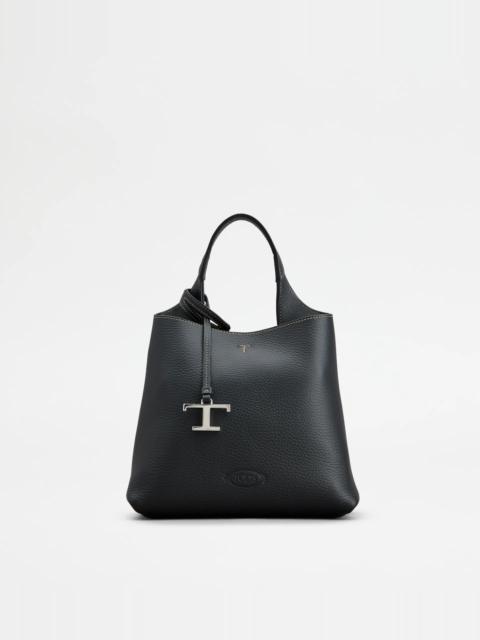 TOD'S BAG IN LEATHER MINI - BLACK
