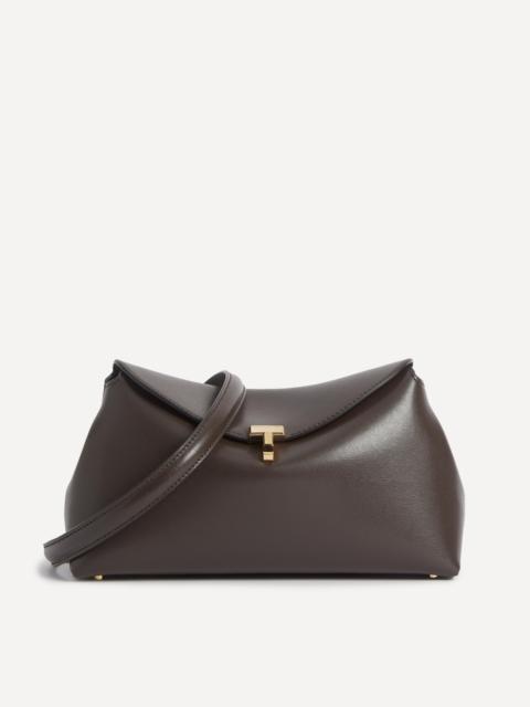 T-Lock Leather Clutch Bag