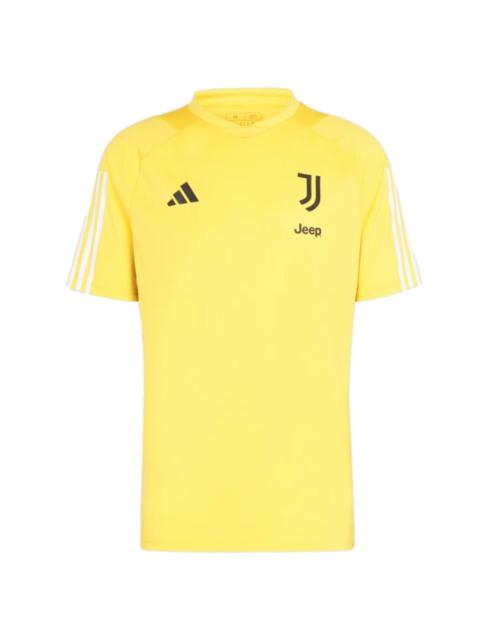 adidas Juventus Tiro 23 Training Jersey 'Yellow Black' IQ0875