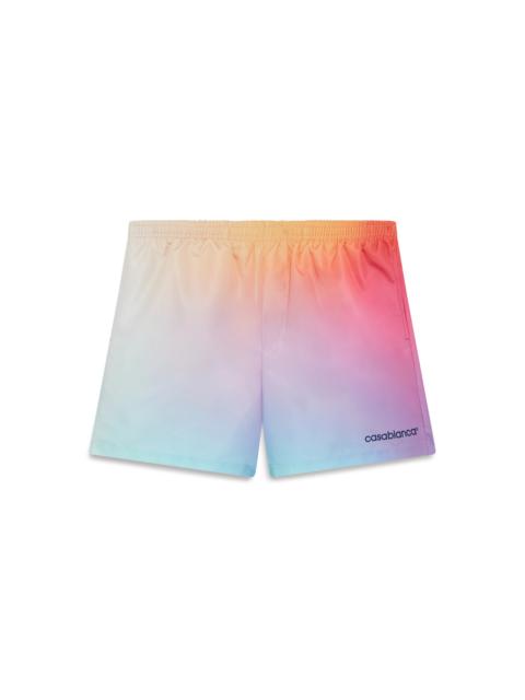 Gradient Printed Swim Shorts