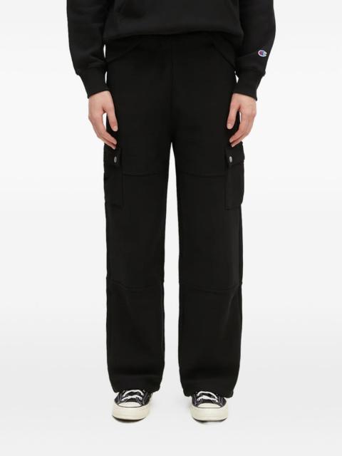 flap-pocket track pants
