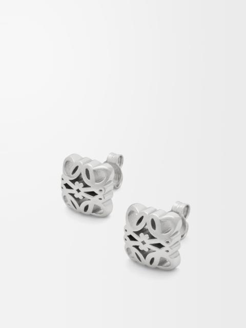 Anagram Bombé earrings in sterling silver