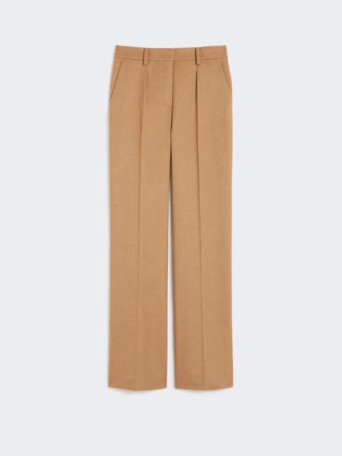 CARBONE Menswear-style camel trousers