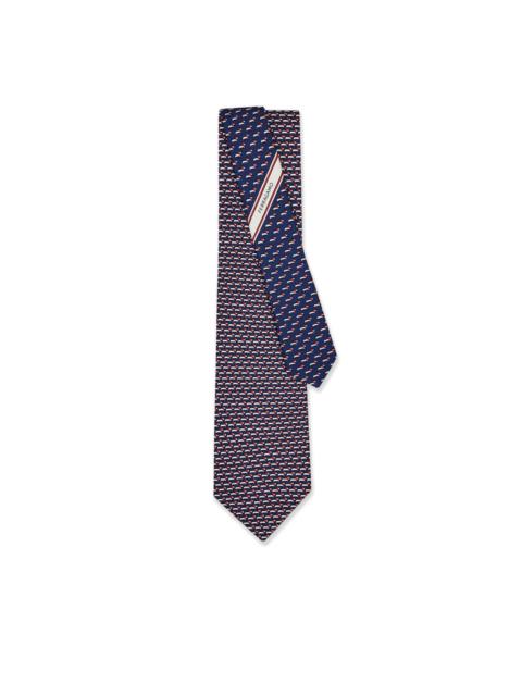 printed silk tie