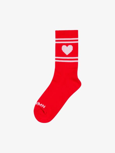 RED HEART LOGO LES CHAUSSETTES