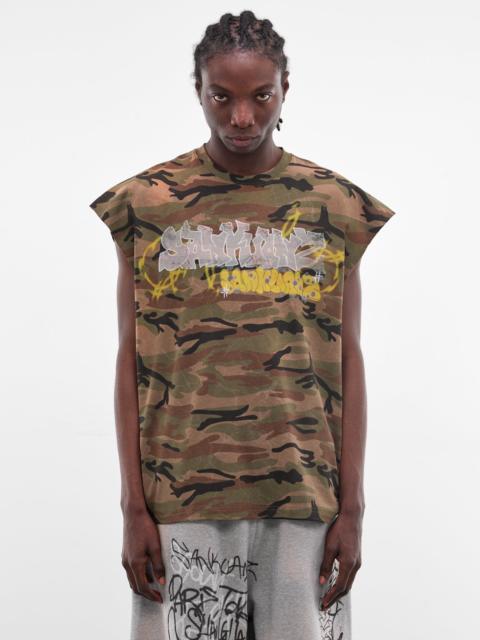 Camo Graffiti Tank Top