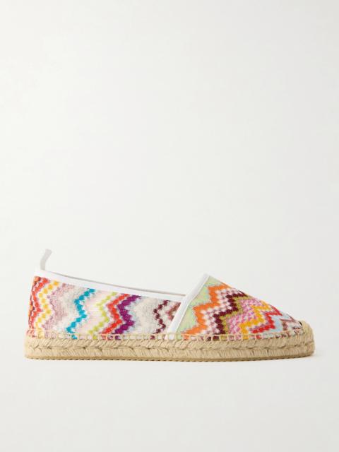 Elle Striped Woven Espadrilles