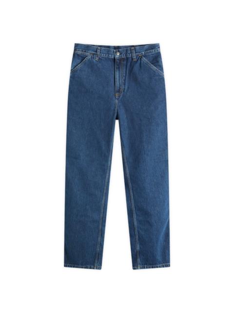 Single Knee Straight-Leg Jeans