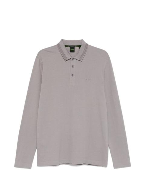 long-sleeve polo shirt