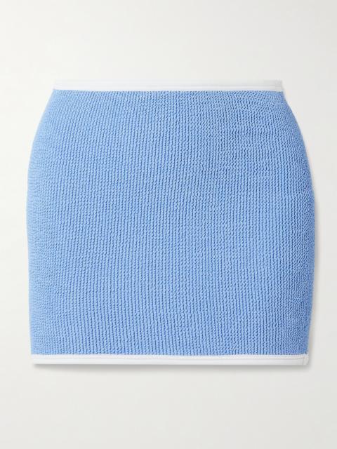 Devyn Convertible Two-tone Original Crinkle Swim Skirt