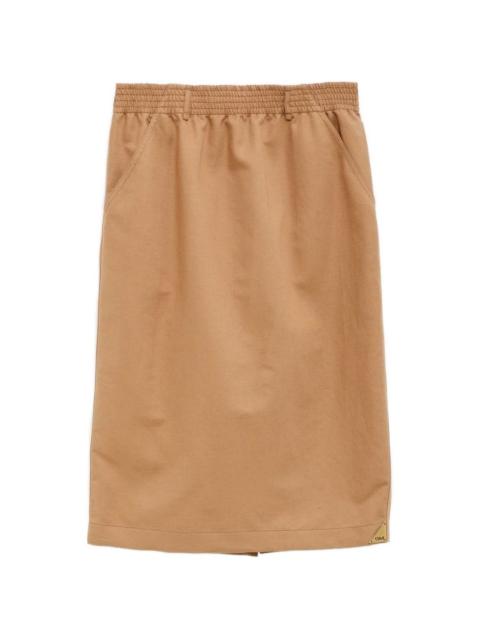 elastic-waist skirt
