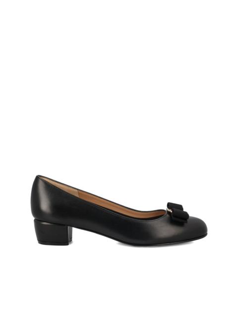 60mm Vara grosgrain-bow low-heel pumps