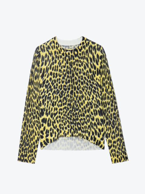 Markus Leopard Cashmere Sweater