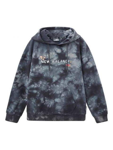 New Balance x JHI Tie Dye Dirty Crates Hoodie 'Black Grey' NCA89023-BK