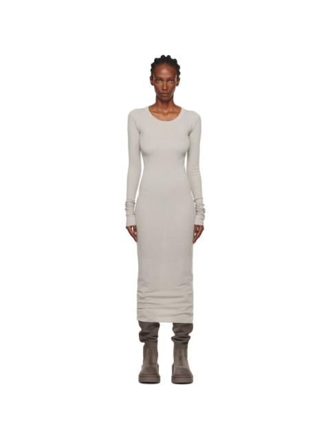 Off-White Concordians Rib Long Sleeve Midi Dress