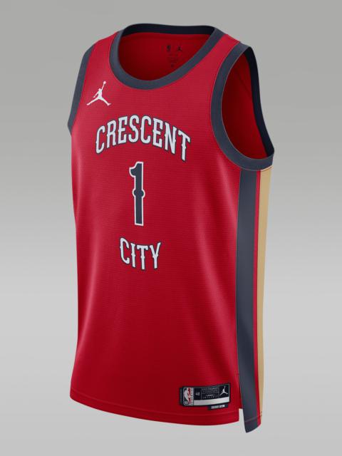 Men's Zion Williamson New Orleans Pelicans 2023/24 Statement Edition Jordan Dri-FIT NBA Swingman Jer