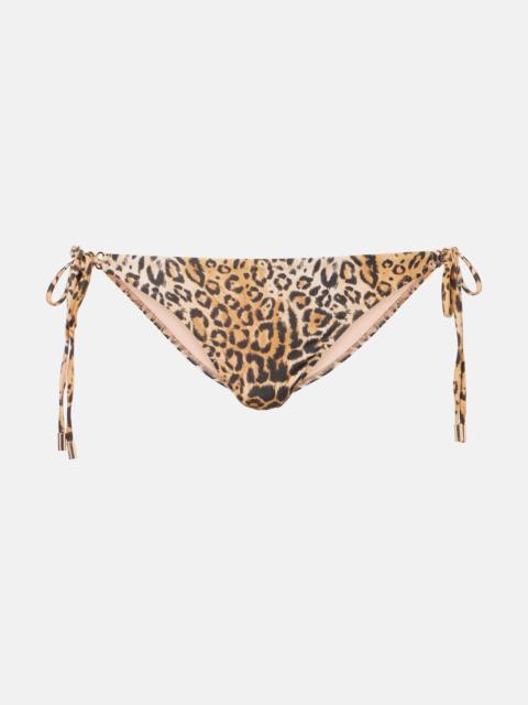 Costa leopard-print bikini bottom