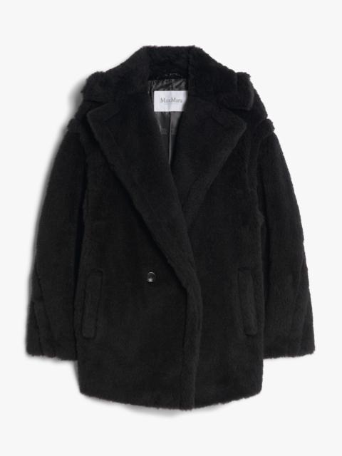 FUXIA Short Teddy Bear Icon Coat in alpaca and wool