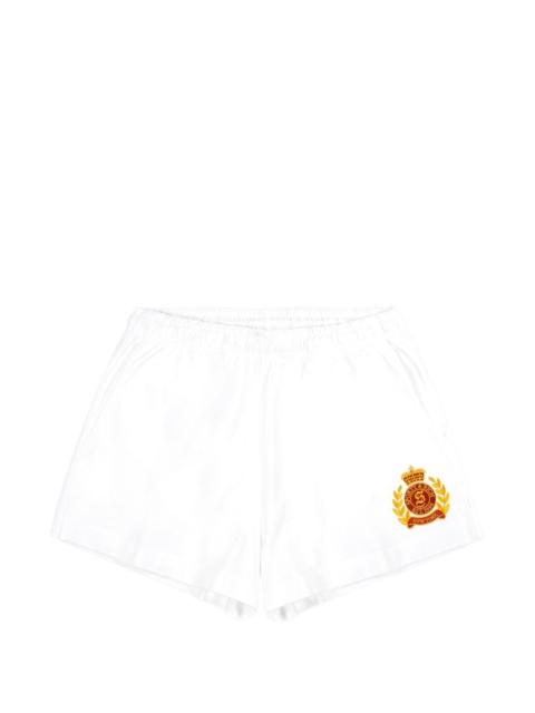 embroidered shorts