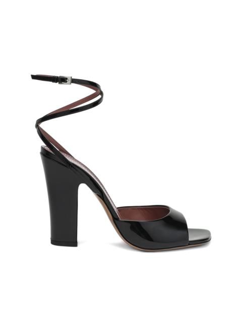 100mm Lara heeled sandals