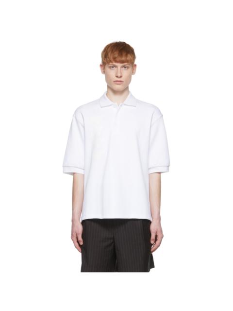 White Cotton Polo