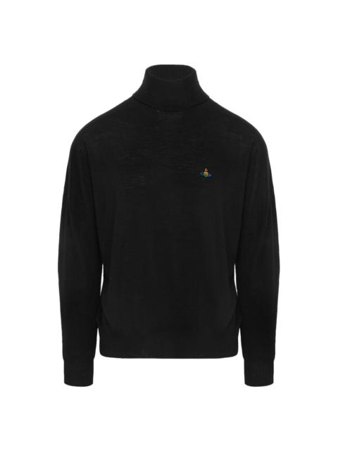 FISHERMAN TURTLENECK - BLACK