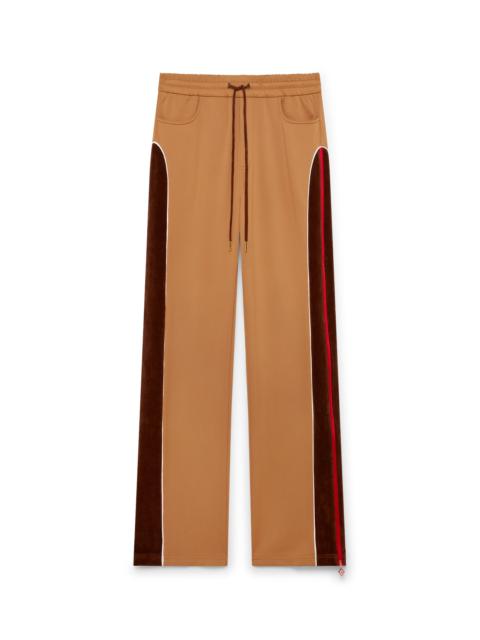 Chenille Panelled Track Pants | Casablanca Paris