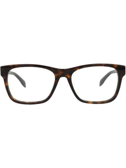 Alexander McQueen Square-Frame Acetate Optical Frames Havana Havana Transparent (AM0307O-30010911-00