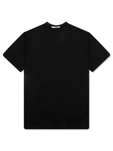 KNIT T-SHIRT - BLACK