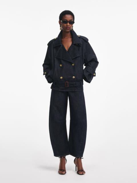 Denim Trench Jacket