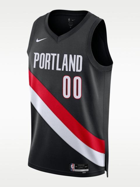 Scoot Henderson Portland Trail Blazers Icon Edition Men's Nike Dri-FIT NBA Swingman Jersey