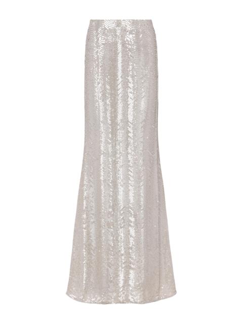 Zeta Sequin Maxi Skirt