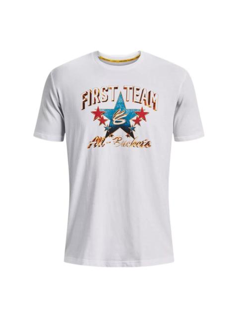 Under Armour Curry All Star Game T-shirt 'White' 1376802-100