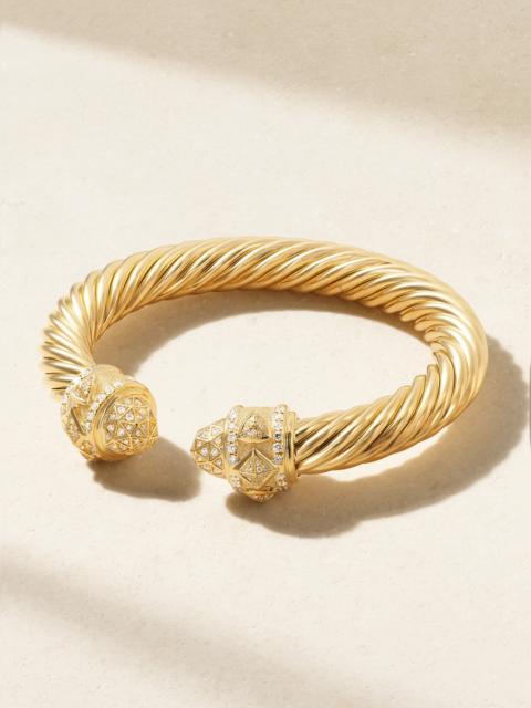 Renaissance 18-karat Gold Diamond Cuff