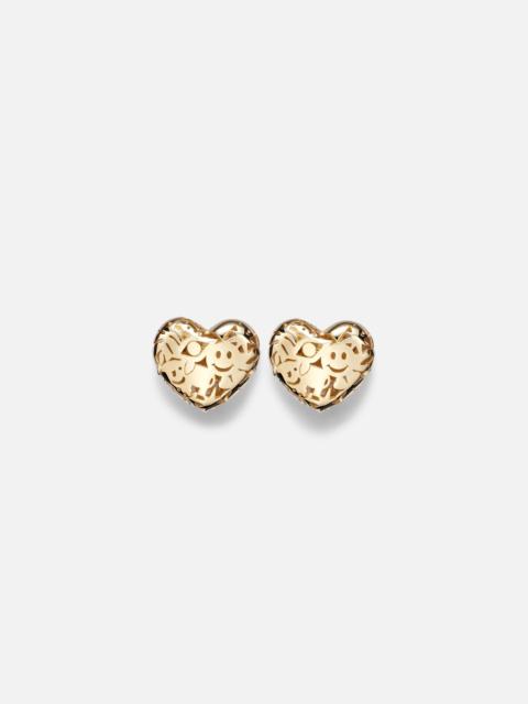 Puffy Icon Wallpaper Small 14kt gold earrings