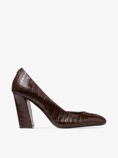 Farren 85
Chocolate Croc Embossed Leather