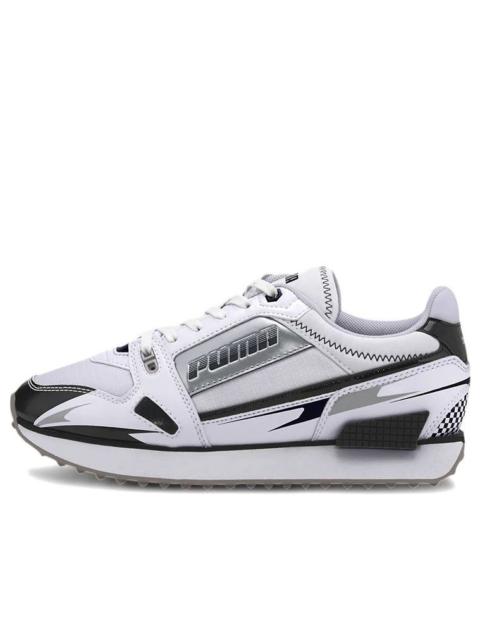 (WMNS) PUMA Mile Rider 'Sunny Getaway - White Black' 373443-05