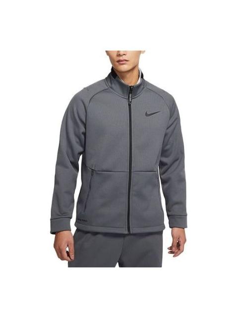 Nike Full-length zipper Cardigan Long Sleeves Training Jacket Gray DM5941-068